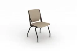 Chaise 4 pieds Véry - tissu - piétement époxy
