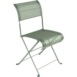 Chaise pliante DUNE Premium - acier et toile - lot de 2