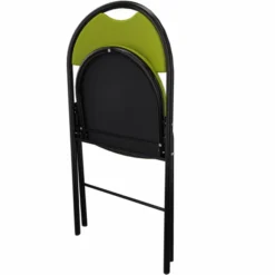Chaise pliante Fold - textile enduit - piétement époxy - lot de 4