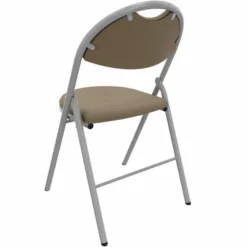 Chaise pliante Fold - textile enduit - piétement époxy - lot de 4