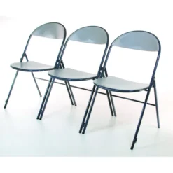 Chaise pliante Mika - polypropylène - accrochable - lot de 4