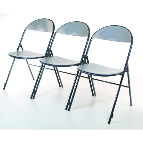 Chaise pliante Mika - polypropylène - accrochable - lot de 4