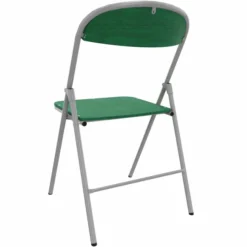 Chaise pliante Pleg - hêtre teinté - piétement époxy - lot de 4