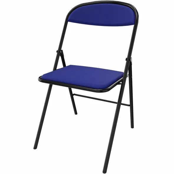 Chaise pliante Pleg - textile enduit - piétement époxy - lot de 4