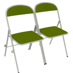Chaise pliante Pleg - tissu - piétement époxy - accrochable