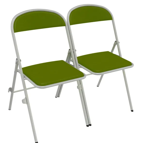 Chaise pliante Pleg - tissu - piétement époxy - accrochable