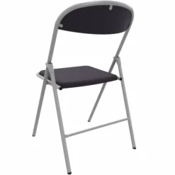 Chaise pliante Pleg - tissu - piétement époxy - lot de 4