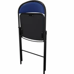 Chaise pliante Pleg - tissu - piétement époxy - lot de 4
