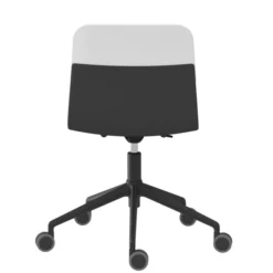 Chaise à roulettes Klik - polypropylène - réglable en hauteur - piétement 5 branches