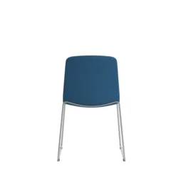 Chaise traineau Cubb - tissu - piétement métallique