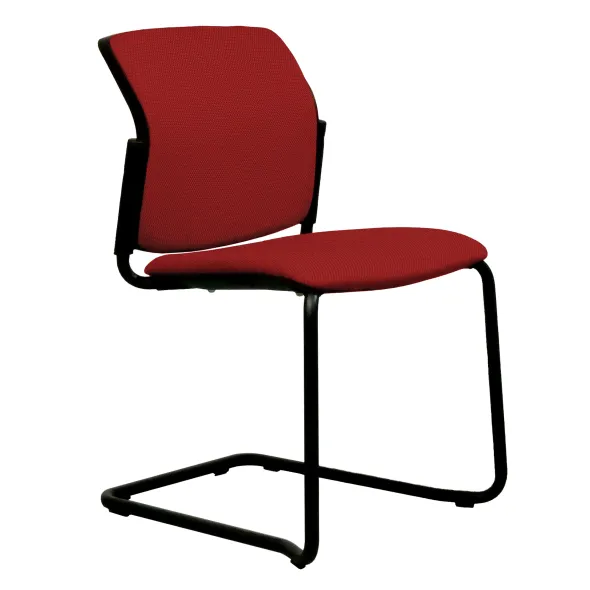 Chaise visiteur luge Eno - tissu