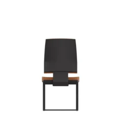 Chaise visiteur luge Léandre Manager - cuir