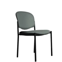 Chaise visiteur 4 pieds Jump - textile enduit - lot de 2