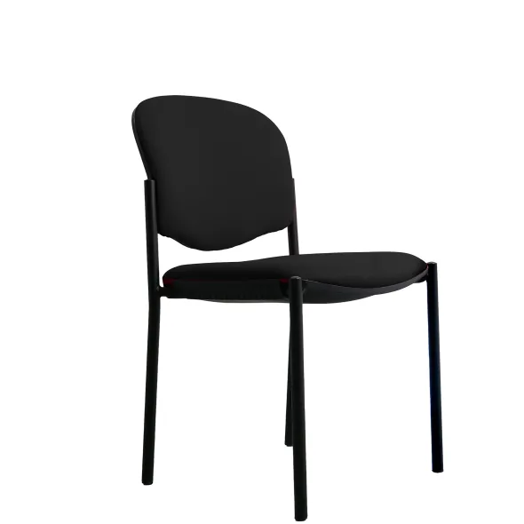 Chaise visiteur 4 pieds Jump - tissu - lot de 2