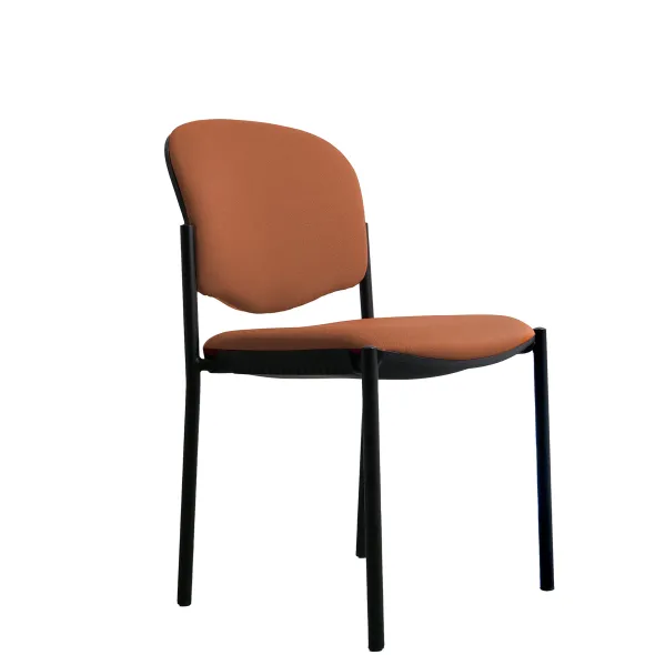 Chaise visiteur 4 pieds Jump - tissu - lot de 2