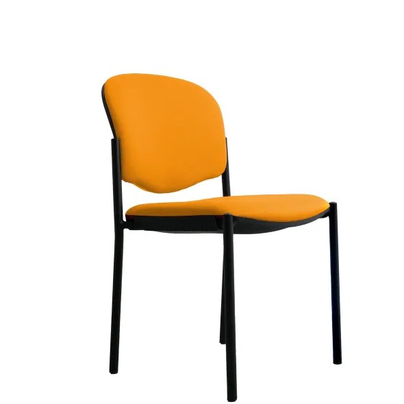 Chaise visiteur 4 pieds Jump - tissu - lot de 2