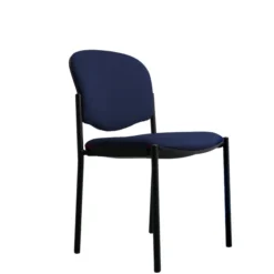 Chaise visiteur 4 pieds Jump - tissu - lot de 2