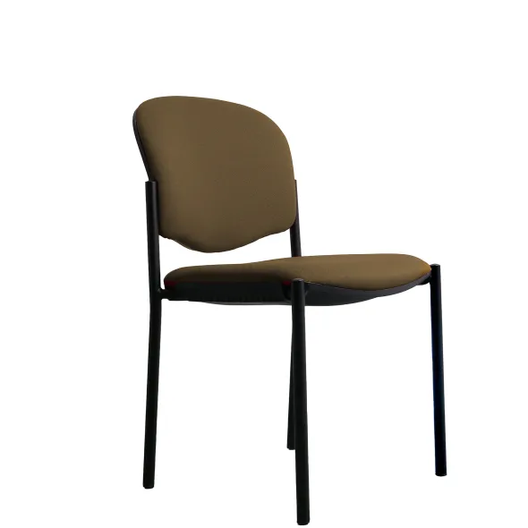 Chaise visiteur 4 pieds Jump - tissu - lot de 2