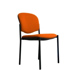 Chaise visiteur 4 pieds Jump - tissu - lot de 2