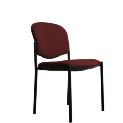 Chaise visiteur 4 pieds Jump - tissu - lot de 2
