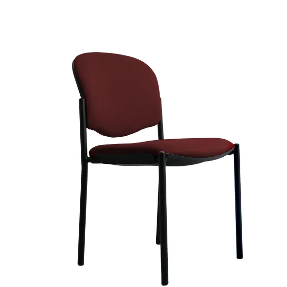 Chaise visiteur 4 pieds Jump - tissu - lot de 2