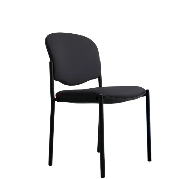 Chaise visiteur 4 pieds Jump - tissu - lot de 2