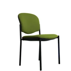 Chaise visiteur 4 pieds Jump - tissu - lot de 2
