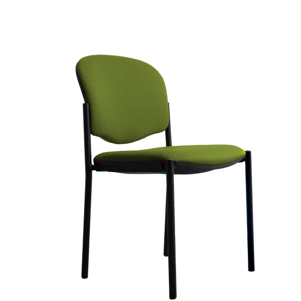 Chaise visiteur 4 pieds Jump - tissu - lot de 2