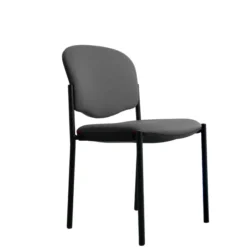 Chaise visiteur 4 pieds Jump - tissu - lot de 2