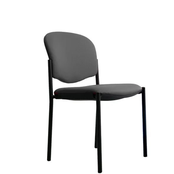 Chaise visiteur 4 pieds Jump - tissu - lot de 2