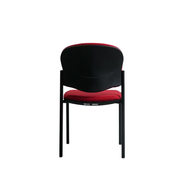 Chaise visiteur 4 pieds Jump - tissu - lot de 2