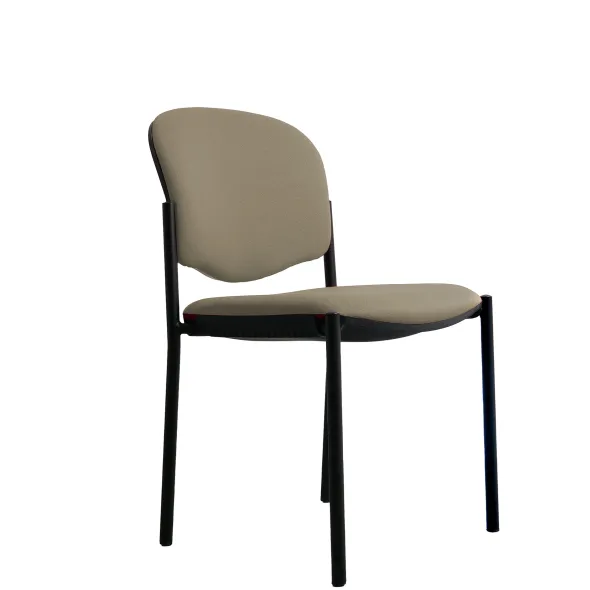 Chaise visiteur 4 pieds Jump - tissu - lot de 2