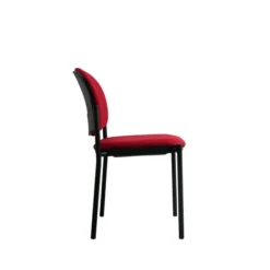 Chaise visiteur 4 pieds Jump - tissu - lot de 2
