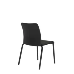 Chaise visiteur 4 pieds Reply - tissu