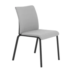 Chaise visiteur 4 pieds Reply - tissu
