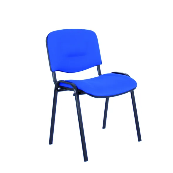Chaise visiteur 4 pieds Saturn - tissu - lot de 4
