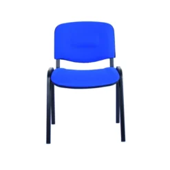 Chaise visiteur 4 pieds Saturn - tissu - lot de 4