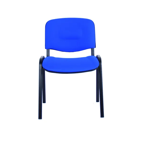Chaise visiteur 4 pieds Saturn - tissu - lot de 4