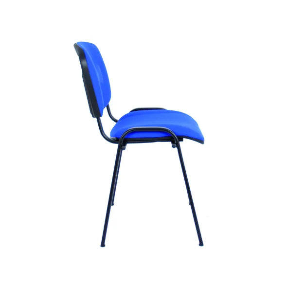 Chaise visiteur 4 pieds Saturn - tissu - lot de 4