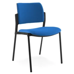Chaise visiteur 4 pieds Tertio - tissu lot de 2