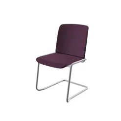 Chaise visiteur piétement luge Comforto 29 - tissu