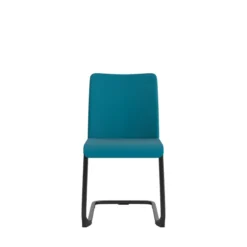 Chaise visiteur piétement luge Reply - tissu