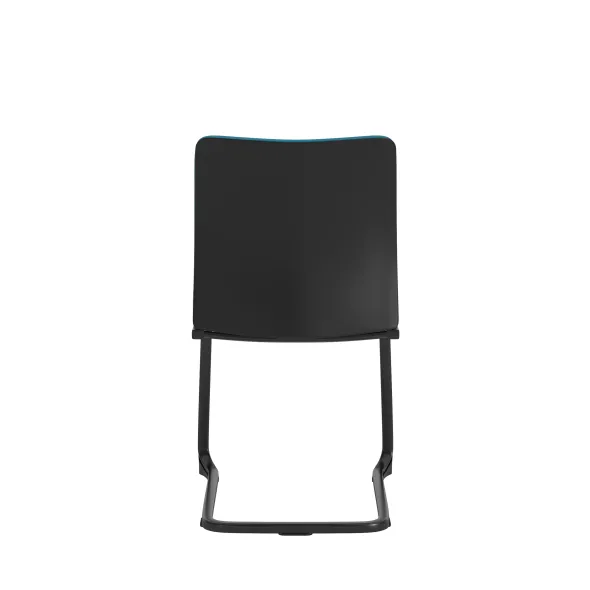Chaise visiteur piétement luge Reply - tissu