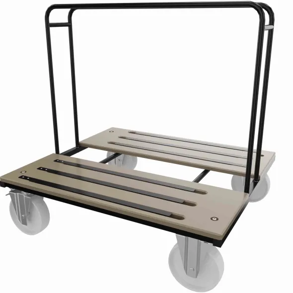 Chariot de stockage et de transport Visa - pour table pliante ronde