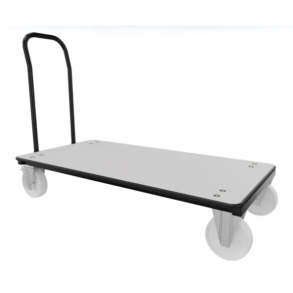 Chariot de stockage et de transport TPL - l. 160 cm - pour sol dur