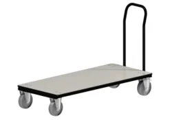 Chariot de stockage et transport TPL - l. 180 cm - pour 12 tables - Pour sol dur