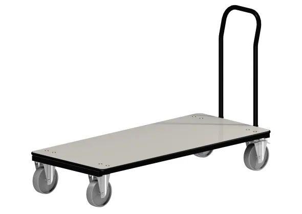 Chariot de stockage et transport TPL - l. 180 cm - pour 12 tables - Pour sol dur