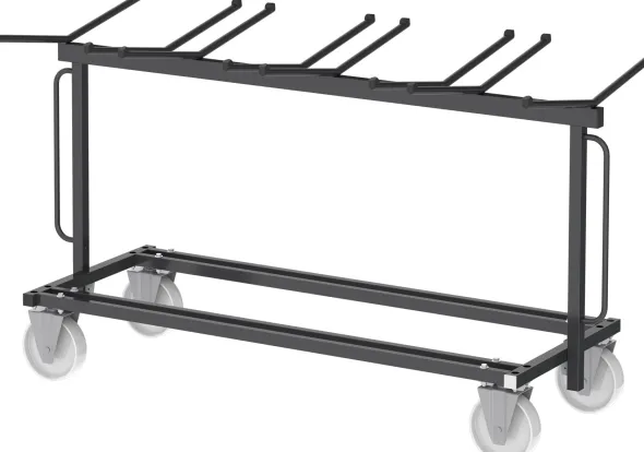 Chariot de stockage type libellule Pleg et Nat - pour 72 chaises pliantes Pleg ou 48 Nat - pour sol dur
