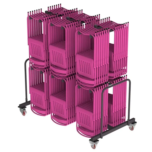 Chariot de transport et de stockage pour 84 chaises pliantes Touraine