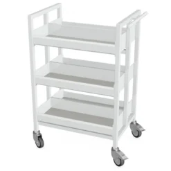 Chariot à livres Kortytem - double face - bacs droits